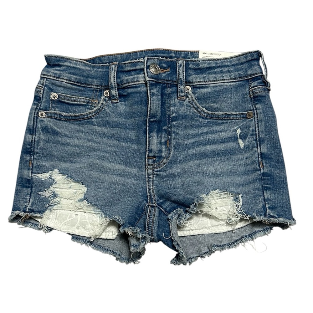 Brand New with Tags Women’s Size 00 Next Level Stretch Denim High-Rise Shorts